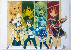 Konosuba - Kazuma, Aqua, Megumin y Darkness