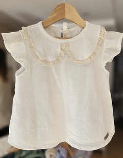 Blusa Tiza- Cuello baby - comprar online