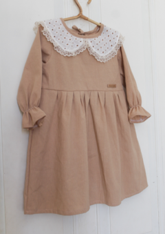 Imagen de Vestido Rosa Ocre- Cuello baby