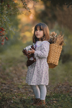 Vestido Liberty lazo morado baby en internet