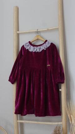 Vestido Magenta Velvet - comprar online