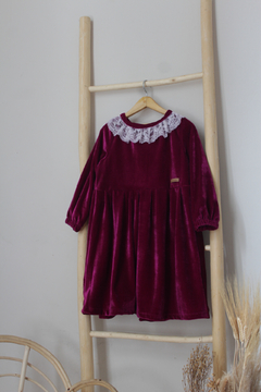 Vestido Magenta Velvet