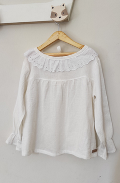 Blusa Broderie Blanco