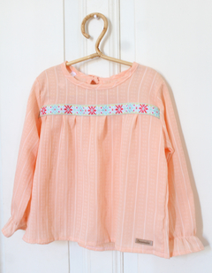 Blusa Boho- Salmón