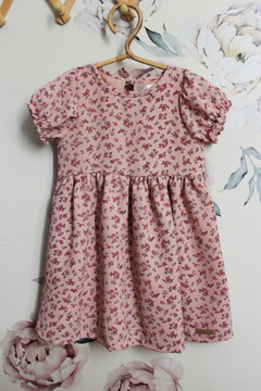 Imagen de Vestido manga balloon Liberty Rosa