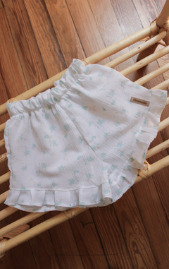 Short volados Liberty Aqua - comprar online