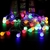 Luz multicolor bolitas mate 28 led con enchufe