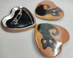 Botón en forma de corazón - Gatitos - tienda en línea