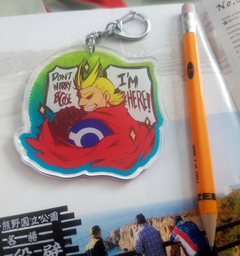 ALL MIGHT - Llavero de acrílico - 7cm - OrenJuiceArt