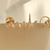 Brinco Ear Cuff com Zircônias - Hipoalergênico - 2 vezes mais ouro na internet
