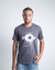 Camiseta Regular Abstract Icon Gray