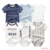 Kit body 6 unidades menino e menina 3 a 12 meses - comprar online