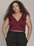 Cropped Sem Manga Com Babados Plus Size - los wear