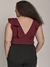 Cropped Sem Manga Com Babados Plus Size - loja online