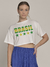 Tee Brasil Glitter Cropped