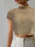 Blusa De Tule Cropped