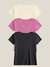 Kit 3 Blusas Gola V Básicas Plus Size - comprar online