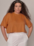 T Shirt Cropped Oversized Plus Size - loja online