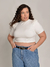 Blusa Cropped Manga Princesa Alice Plus Size - loja online