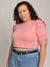 Blusa Cropped Manga Princesa Alice Plus Size - comprar online