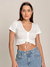 Imagem do Blusa Cropped Com Regulagem Frontal