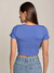 Blusa Cropped Com Regulagem Frontal - loja online