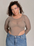 Body Tule Transparente Plus Size