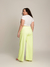 Calça Pantalona Moletom Neon Plus Size - comprar online