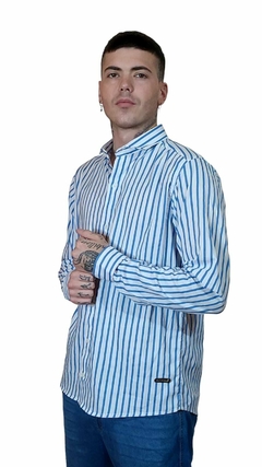 CAMISA DE VESTIR RAYADA ART 1353 C - comprar online