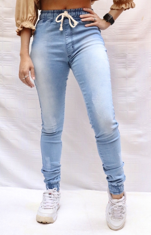 Calça Jogger Jeans Clara