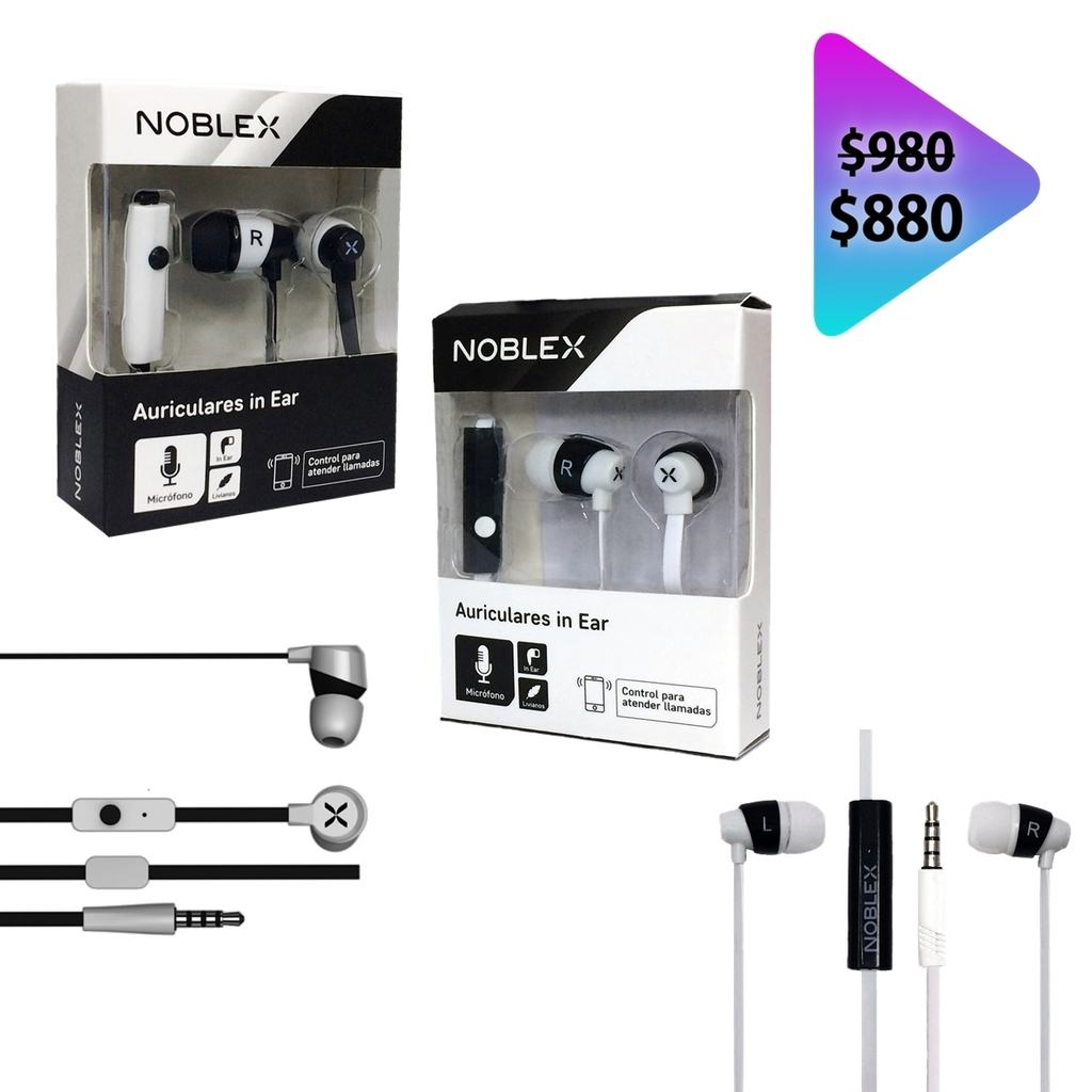 Auricular In Ear Blanco HP05W Noblex