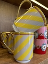 Caneca Grande Stripes Amarelo - Pip Studio