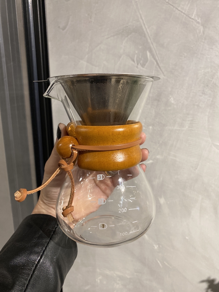 Jarra de Vidro Chemex para Café com Acabamento em Madeira e Couro – Canto  do Café