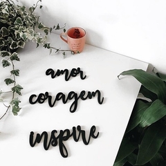 Lettering "Inspire"