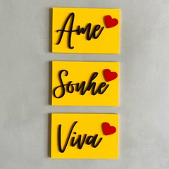 Composição “Ame, Sonhe, Viva ❤️“