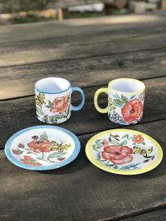 Juego taza Mug con plato - comprar online