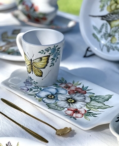 Taza más bandeja mariposa - comprar online