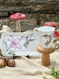 juego taza y bandeja Colibrí - comprar online