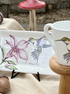 juego taza y bandeja Colibrí - tienda online