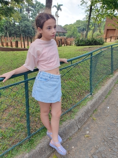 Cropped Sara Rosa - Princesa de Asas