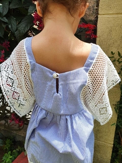 Vestido em Algodão com Renda bem macia - comprar online