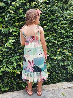 Vestido Midi Floral na internet