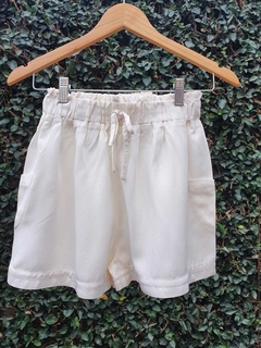 shorts infantil feminino branco