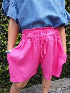 Shorts Bolsos Laterais Pink