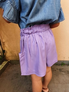 Imagem do Shorts Bolsos Laterais Lavanda