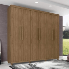 Guarda Roupa Casal Genova 100% MDF 6 Portas 3 Gavetas