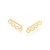 Brinco Rommanel Ear Cuff Corações - 526493 - comprar online