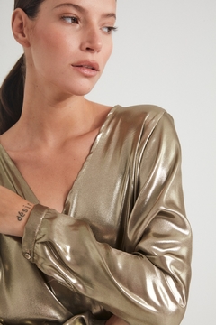 BLUSA SHINE GOLD - comprar online