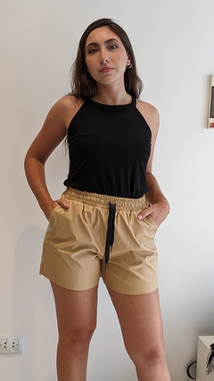 Short Ecocuero recto