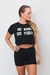 T-SHIRT YOGA CROPPED - BE KIND AND DO YOGA